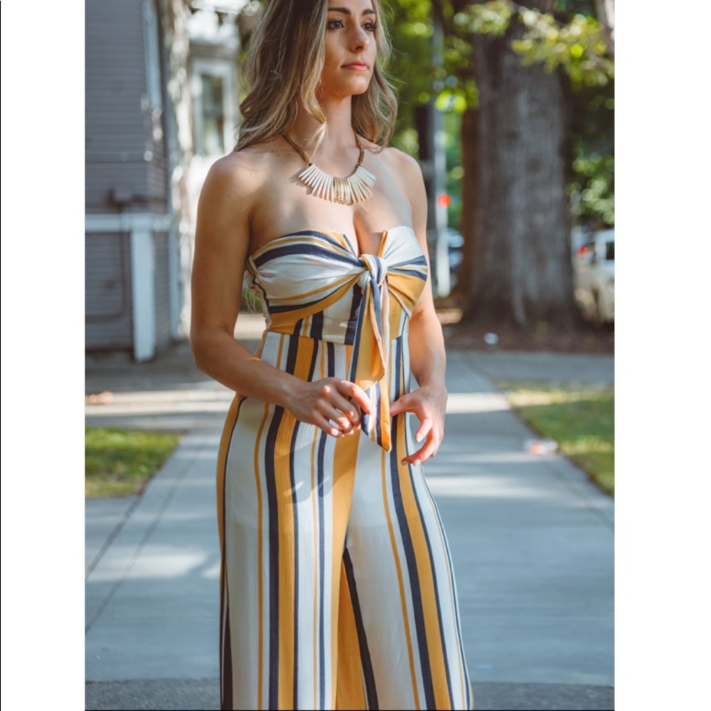 VICI Strapless Jumpsuit